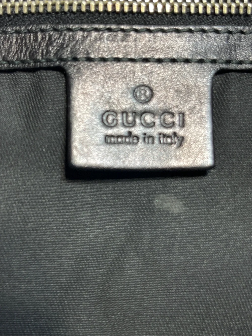 Gucci Authentic Pelham Large Black GG Canvas Hobo Shoulder Braided Handle Bag